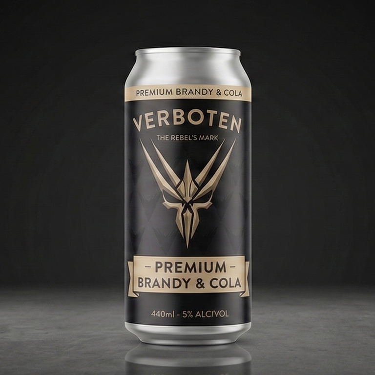 Verboten Brandy and Cola can